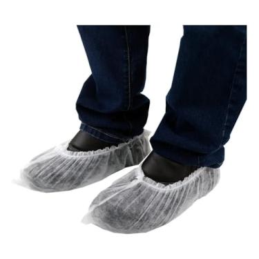 Imagem de Kit 500 Propé Sapatilha Descartável Tnt Com Elástico