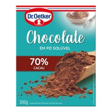 Imagem de Chocolate em Po 70% Cacau Dr. Oetker 200g