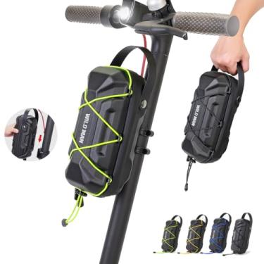 Imagem de Bolsa para scooter elétrica, à prova d'água, com cordões multicoloridos, bolsa de guidão para scooters de grande capacidade, compatível com scooters elétricas, bicicleta, dobrável, Segway Ninebot e