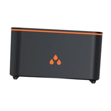 Imagem de Ioensy Difusor de óleos essenciais, umidificador de aromas, mesa, decoração silenciosa, difusor de aromas, luz ambiente para quarto, spa, sala de estar, Preto