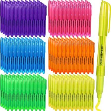 Imagem de Highlighter Thenshop, 240 unidades, pacote a granel, cores variadas