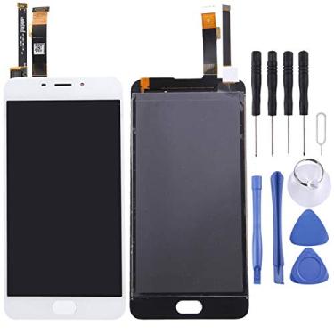 Imagem de YUNCHAO Acessórios telefônicos Tela LCD original para Meizu M3E / Meilan E com Montagem Full Digitizer (Branco) Substituição do telefone celular
