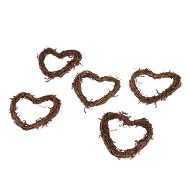 Imagem de Milageto Rodada / / Grapevine - Galhos Conjuntos - Natural Secado Ramo de Madeira Rattan Base Dec, amor coração