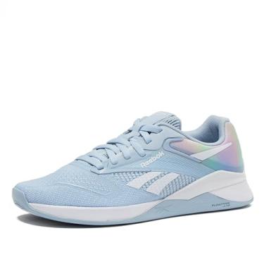 Imagem de Reebok Tênis feminino Nano X4 Cross Training, Azul claro/calçado branco/azul claro, 36