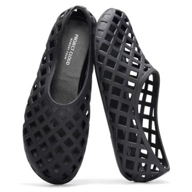 Imagem de Project Cloud Jelly Shoes – Sandálias femininas leves e resistentes à água – Sapatos femininos antiderrapantes – Sapatilhas femininas perfeitas para o verão 2025 (Jellz), Preto, 41