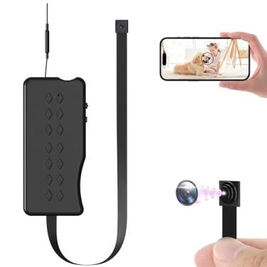 Imagem de VIULISECTY Câmera oculta sem fio 1080P – Módulo de câmera espiã DIY com visualização remota de aplicativo, detecção de movimento, suporte SD de 128 GB, câmera babá para segurança doméstica