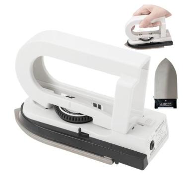 Imagem de Mini Ferro De Passar Portátil Para Viagem Cabe Na Mala Roupa - Tatudeb