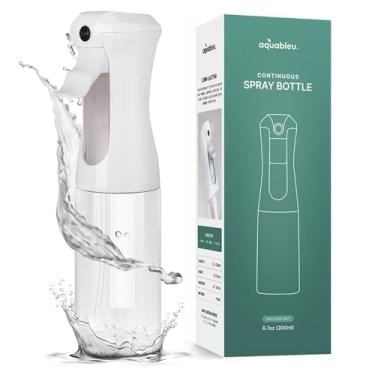 Imagem de Aquableu Frasco de spray para cabelo – Frasco de spray de névoa contínua para cuidados com o cabelo, estilo, limpeza, plantas, animais de estimação e óleos essenciais – 200 ml, Transparente., 6.8