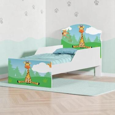 Imagem de Cama Infantil Tick Girafa e Coruja Com Colchão - Mais de Casa