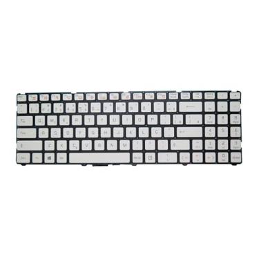 Imagem de Teclado de notebook para LG MP-12K73PA-920C AELG9600010 Branco Brasil BR