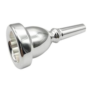 Imagem de JWQFBC Boquilha para Tuba, Presente Profissional para Amantes Da Música, Portátil, para Iniciantes, Treinamento, Substituição para Instrumentos Musicais,