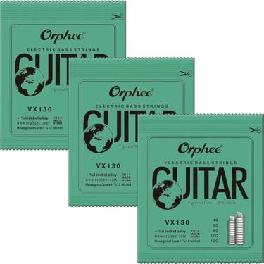 Imagem de southdeep Pacote com 3 cordas para baixo elétricas vx130 conjunto de 5 cordas (40 60 80 100 120)