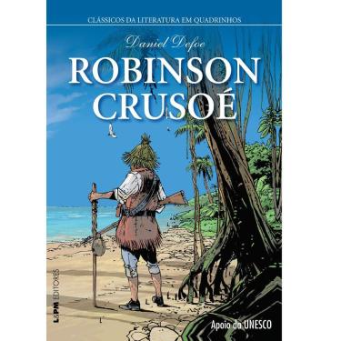 Imagem de Livro - Clássicos da Literatura em Quadrinhos - Robinson Crusoé - Daniel Defoe