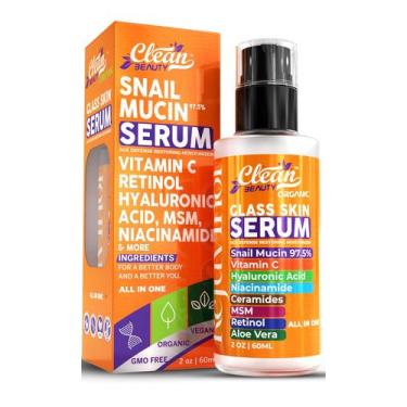 Imagem de Sérum Clean Beauty Snail Mucin Vitamina C Antienvelhecimento 30mL
