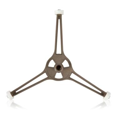 Imagem de Apvok Anel de mesa giratória de micro-ondas com placa de vidro de roda de 14 mm, anel de rolo giratório, giratório, durável, forno, micro-ondas, bandeja de vidro, suporte de placa de vidro, suporte