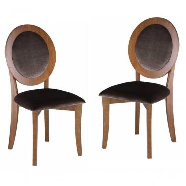 Imagem de Cadeiras Para Mesa De Jantar Tradicional - Medalhão - Sheldon Móveis