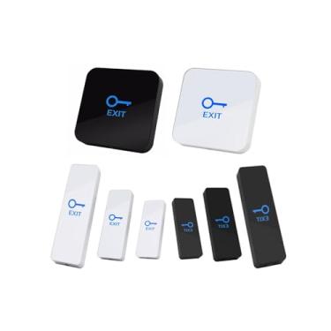 Imagem de Door Touch Exit Button Push Home Release Switch Panel Access Control LED Light (C150B)