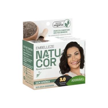 Imagem de Embelleze tinta natucor 3.0 castanho escuro