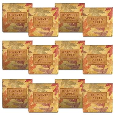 Imagem de Greenwich Bay Mini Sabonetes Botânicos – Pacote com 12 54 g Cada – Sabonetes Individualmente Embalados para Airbnb, Spa, Viagem, Banho – Conjunto de Sabonetes em Barra Tamanho Viagem, Harvest Apple