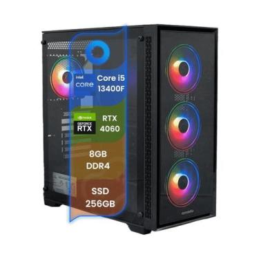 Imagem de PC Gamer TOP Concórdia Processador i5 13400F 8GB SSD 256GB RTX 4060 Fo