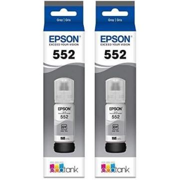 Imagem de Garrafa de tinta Epson Claria ET Premium T552520 Cinza de Alta Capacid