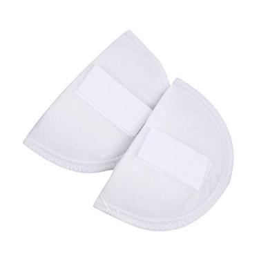 Imagem de 1 Par Almofada De Ombro De Esponja Autoadesiva Mágica Ombreiras Para Alças De Sutiã Ombreiras Masculinas Ombreiras Para Blazer Ombro Invisível Macio Branco Terno Suporte Filho
