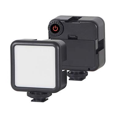 Imagem de W49 Luz de vídeo LED de bolso com 3 suportes de sapata fria, 49 lâmpadas de LED, luz de preenchimento de fotos Vlog na câmera para DJI OSMO Pocket Sony A6400 A6300 câmeras Canon DSLR para entrevista