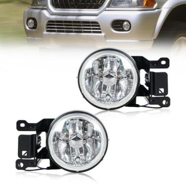 Imagem de JESYMBX Farol de neblina dianteiro para Mitsubishi Montero Sport 2000-2004 Lâmpada de cabeça de direção MI2593111 MI2592111 esquerda e direita