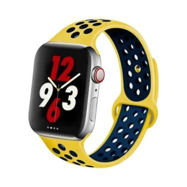 Imagem de Pulseiras De Silicone Para Apple Watch De 45mm, 44mm, 49mm, Ultra2, 40