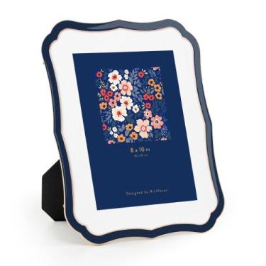 Imagem de Porta-retratos RICHFOCUS 8x10 cm esmaltado com vidro temperado HD