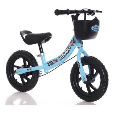 Imagem de Bicicleta Balance Infiniti Kids Aro 12 Azul Com Preto
