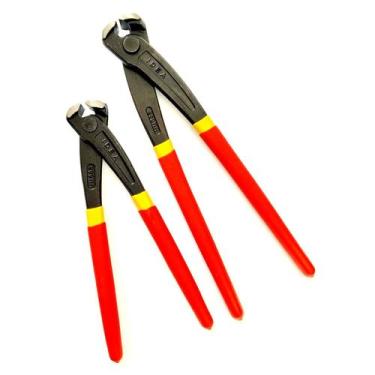 Imagem de 2 Alicate Torquês Armador 8 E 10 Pol (200/250mm) Turquesa - IDEA+PRO