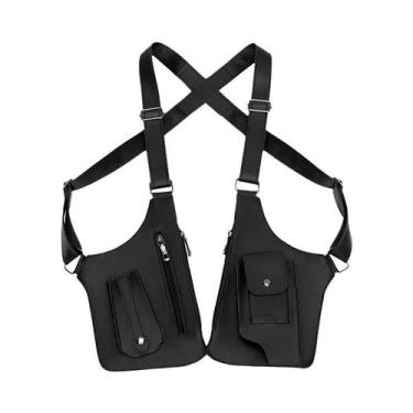 Imagem de Colete Tático Masculino Para Esportes Ao Ar Livre, Bolsa Antifurto De 