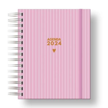 Imagem de Agenda 2024: Sua Organização Pessoal Rosa Listras