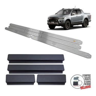 Imagem de Soleira Chevrolet S10 High Country 2022 Prata Baixo Relevo