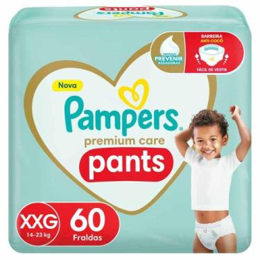 Imagem de Fralda Infantil Pampers Premium Care Pants Tamanho XXG 60 Unidades Des