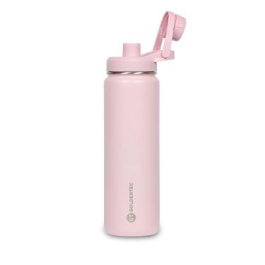 Imagem de Garrafa Térmica Goldentec Colors - 750ml - Inox - Quente/Frio por ate 24h - BPA Free - Rosa - 60008