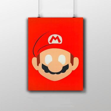 Imagem de Placa Decorativa Super Mário Game Poster
