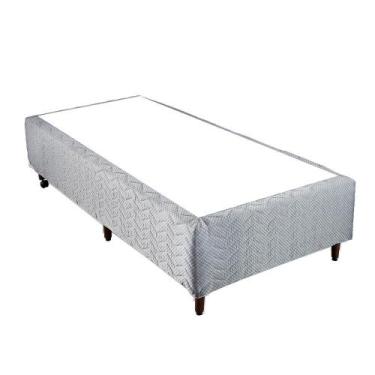 Imagem de Base Cama Box Alto Orthocrin Square Black Solteiro Medida Especial 78x
