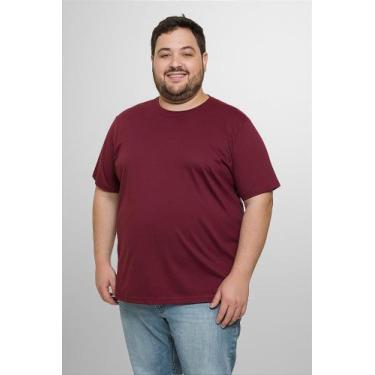 Imagem de Camiseta Plus Size PV Malha Fria Bordô - Conforto e Durabilidade - Cor