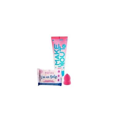 Imagem de Kit Sabonete Demaquilante 3 em 1, Lenços demaquilante e gratis 1 Esponja de Maquiagem