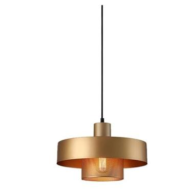 Imagem de Luminárias pendentes em ouro preto, ilha de cozinha com luz de teto moderna, luminária pendente ajustável de meados do século, sala de jantar, quarto, sala de estar, preto (dourado)