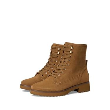 Imagem de Cole Haan Bota feminina Lyndon impermeável com cadarço, Golden Honey Suede Wp, 38