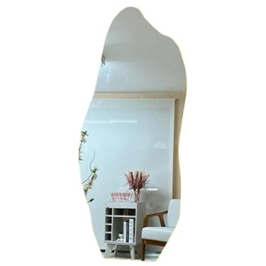 Imagem de Espelho De Corpo Inteiro Com IluminaçãO | Para ChãO Ou Parede | Ideal Para Quarto, Sala E Hall(LUZ FRIA BATERIA,100x50)