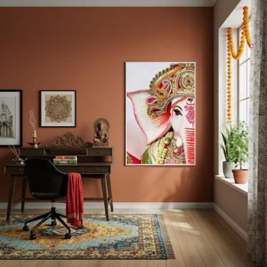 Imagem de Quadro Decorativo da Divindade Ganesha - 70x50cm - Quadros On-line, Mo