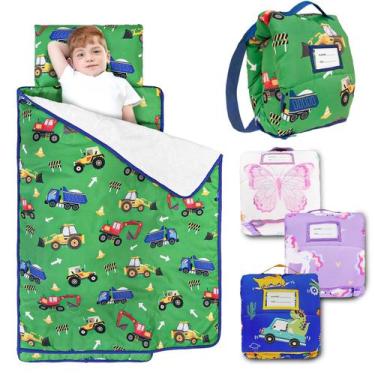 Imagem de Tapete de soneca infantil PRIMLECT 140x56cm com travesseiro e cobertor