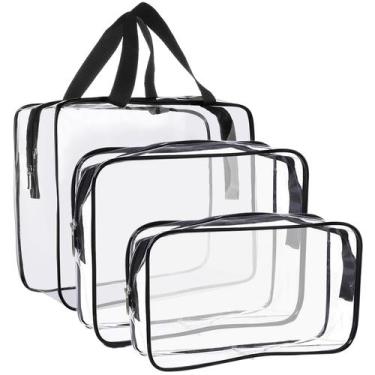 Imagem de Bolsa de higiene Cosywell Clear PVC, tamanho de um litro para viagens,