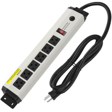 Imagem de Protetor de sobretensão Power Strip CCCEI 12 Gauge 20A 6 Outlet