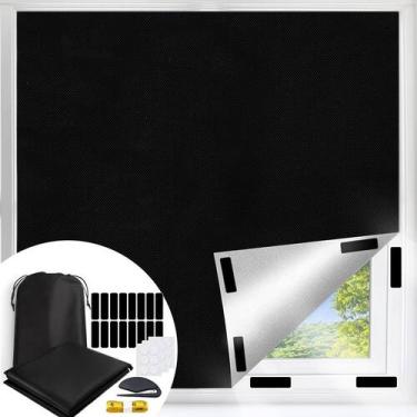 Imagem de Cortinas Blackout Machine-Ya Portable DIY Blinds 200x145cm