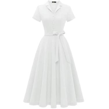 Imagem de Vestido Wedtrend WTP30001 para mulheres dos anos 50 em estilo retrô vi